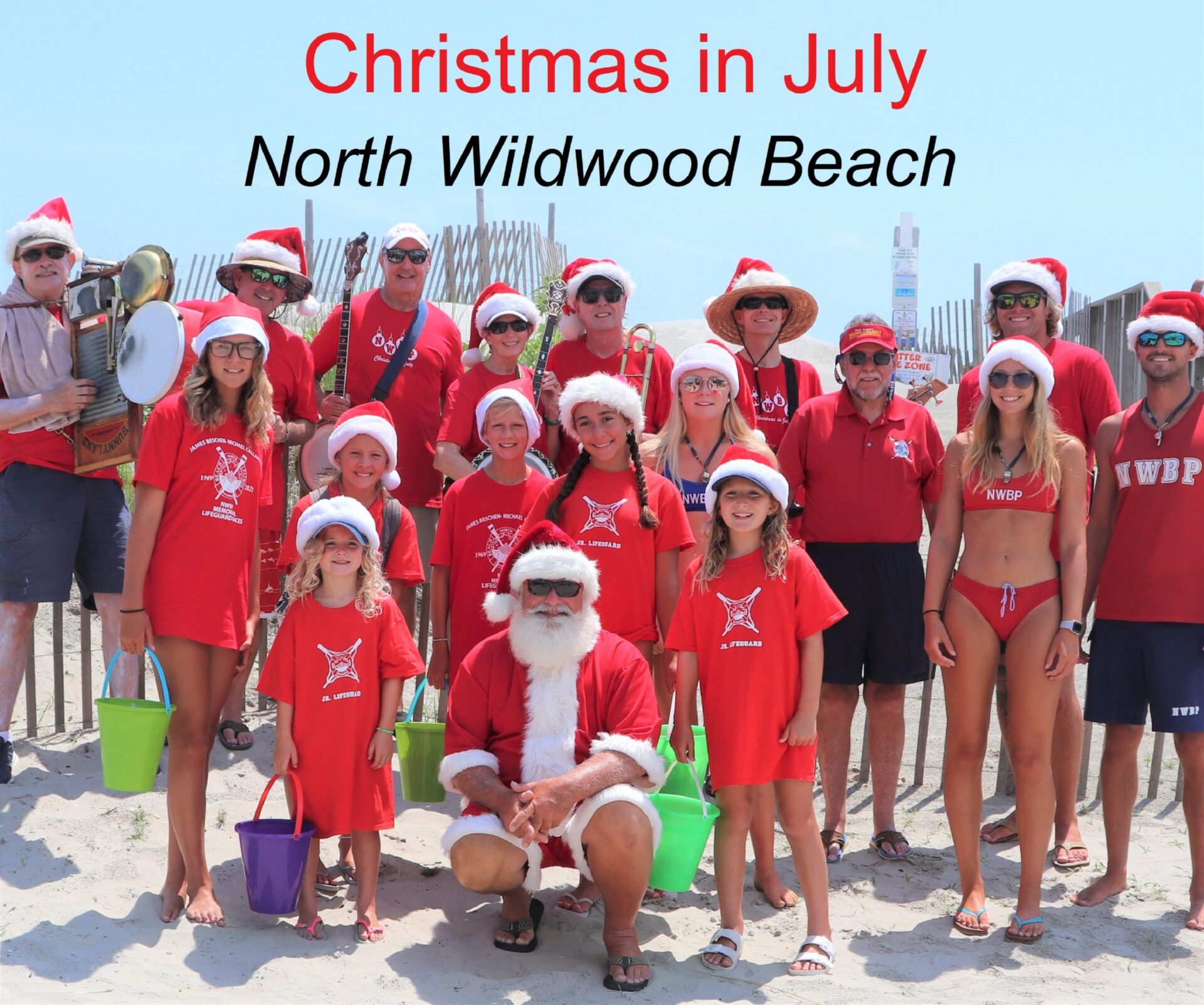 North Wildwood Christmas in July with Santa Claus